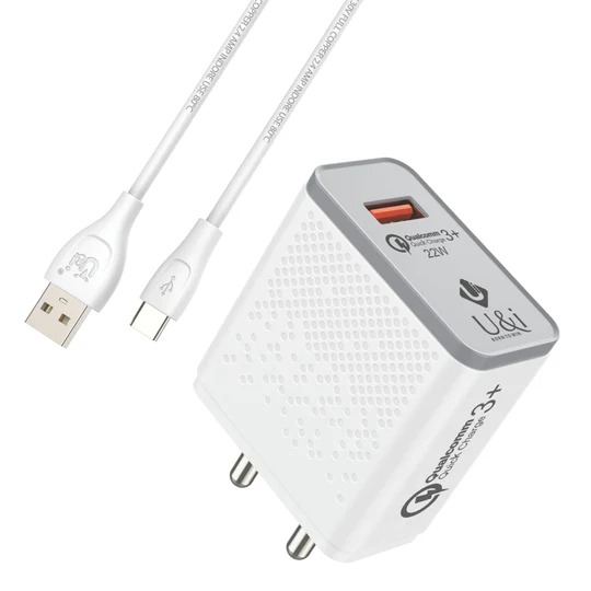 U&I 22W Alien Fast Charger Type - C - White