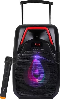 Zoook ZK-Thunder Storm 80 W Bluetooth Trolly Party Speaker  (Black, Stereo Channel) - Black