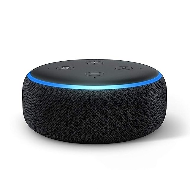 Echo Dot (3rd Gen) - Smart speaker with Alexa (Black) - Black