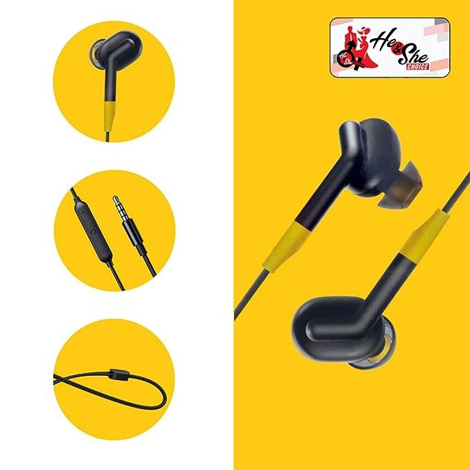 Realme Buds Q+ with Stereo HD Sound in-Ear Earphones with Mic  - Yellow