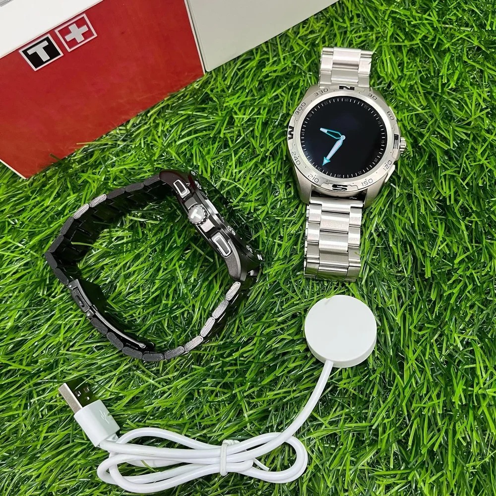 Tissot Smartwatch With Logo - Silver