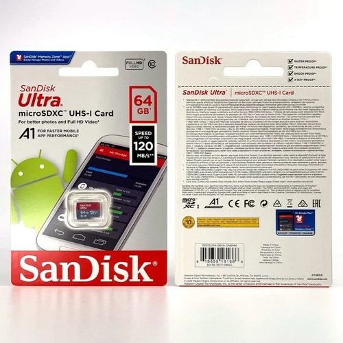 SanDisk Ultra® microSDXC UHS-I Card, 64GB