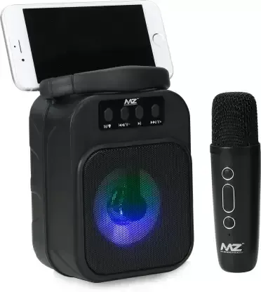 MZ M53VP (PORTABLE BLUETOOTH KARAOKE SPEAKER) Wireless MIC with voice changer/USB 6 W Bluetooth Speaker  (Multicolor, Stereo Channel)