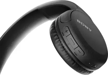 SONY WH-CH510 with 35 Hrs of Battery life, Google Assistant enabled Bluetooth Headset  (On the Ear) - Black