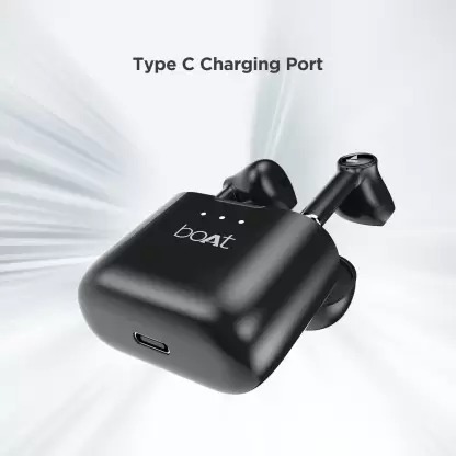 boAt Airdopes 131 with ASAP Charge Bluetooth Headset (China Packing) - Black, No