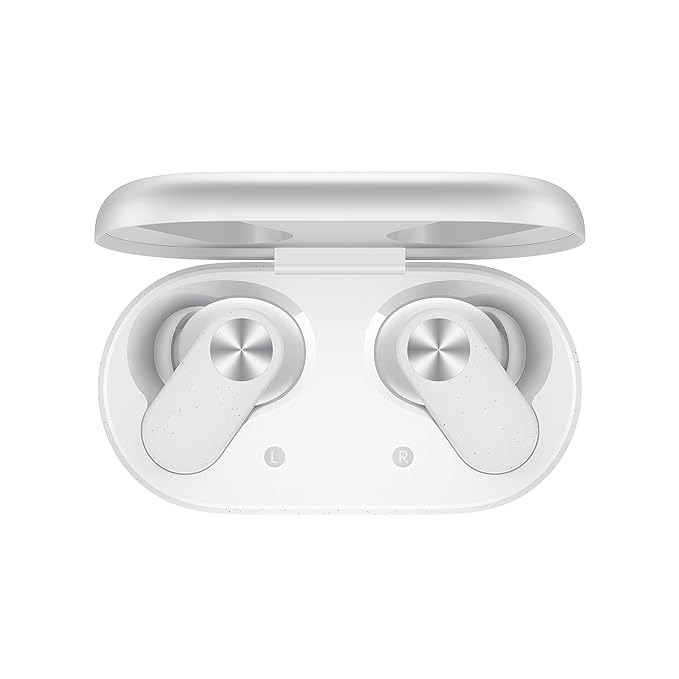 OnePlus Nord Buds 2 TWS in Ear Earbuds with Mic, Upto 25dB ANC 12.4mm Dynamic Titanium Drivers, Playback:Upto 36hr case, 4-Mic Design, IP55 Rating, Fast Charging - White