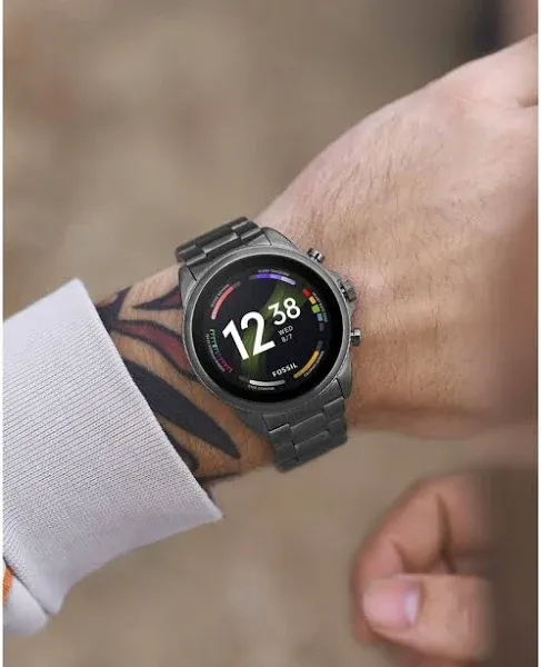 Fossil Gen 6 Smartwatch With Logo - Gun Metal