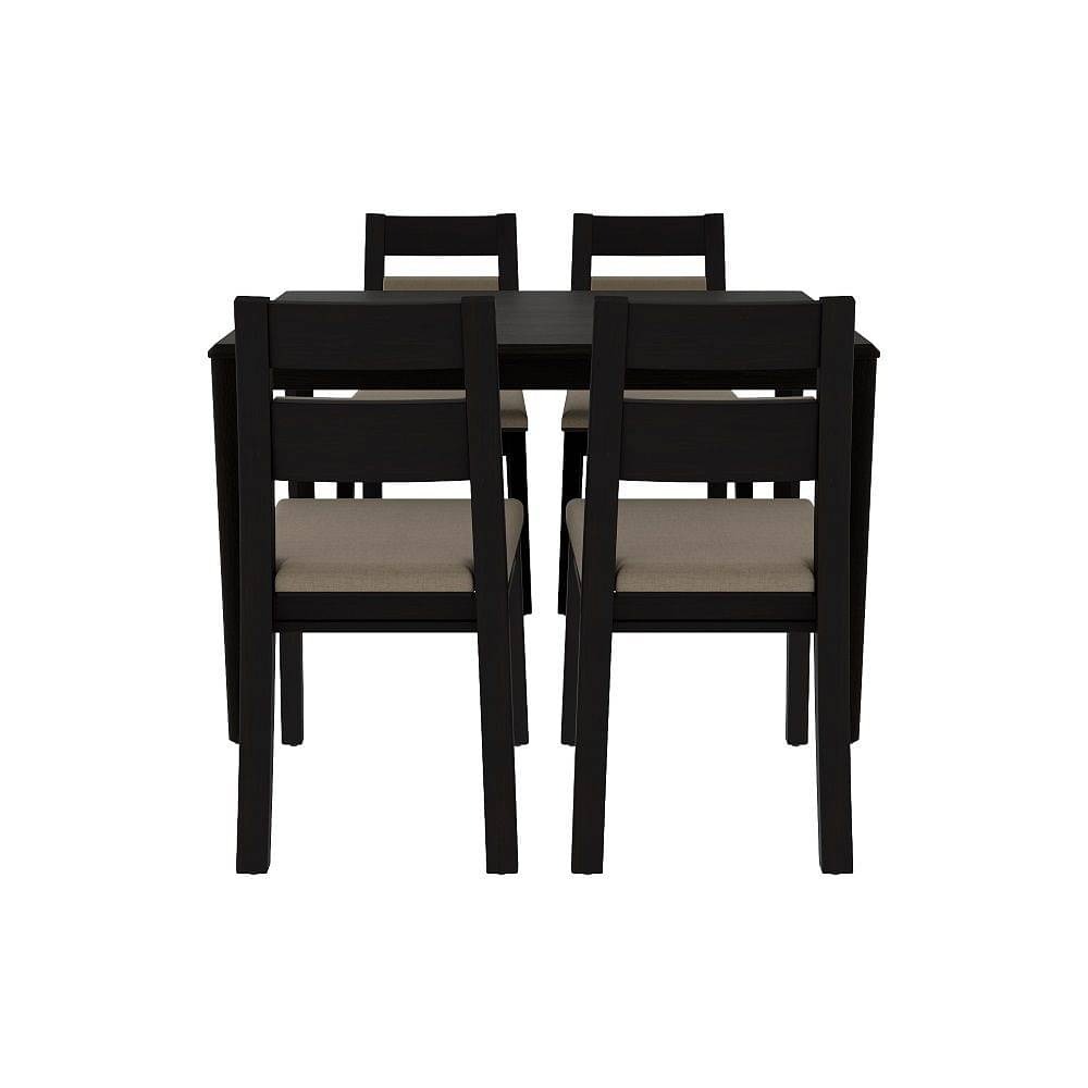 Werfo Shroom (Zimt table-Novus chair) 4-seater Solid wood dining set