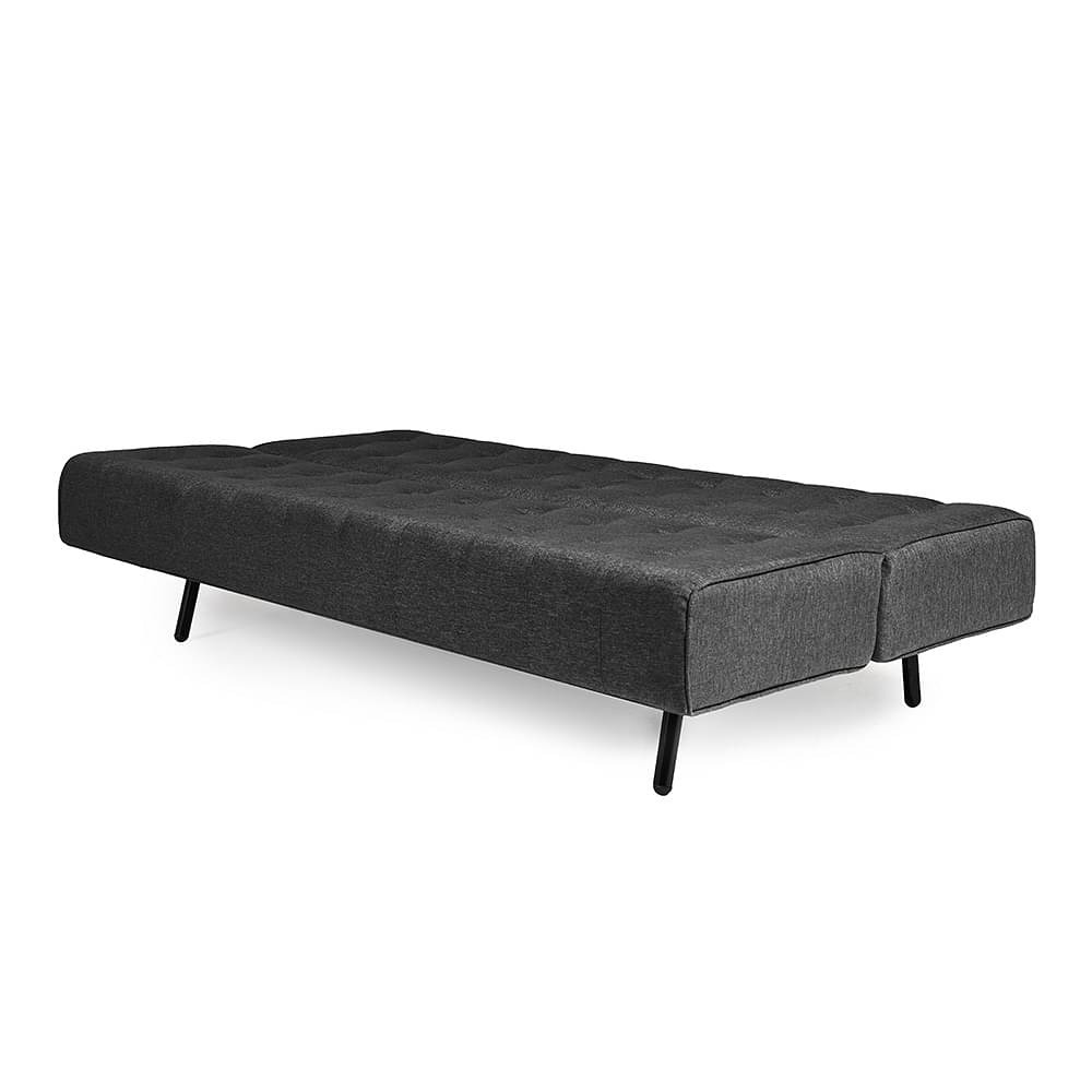 Werfo Naples Sofa cum Bed - Three Seater, Omega Grey - L 1.83m x W 79cm x H 80cm (72 x 31 x 31 inches)