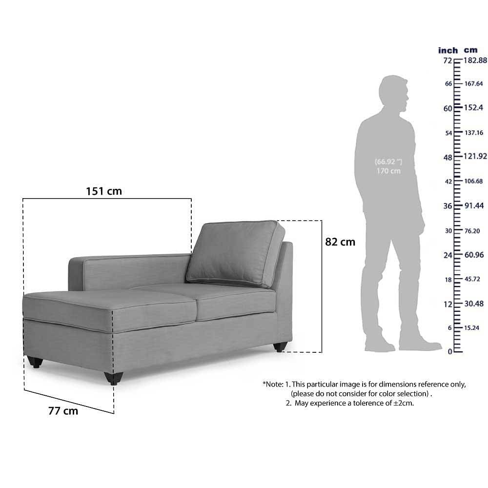 Werfo Napper L Shape Sofa Set (3 Seater + Right Aligned Chaise) Sectional, Without Storage, Set (3 Seater + Right Aligned Chaise), Dark Fantasy