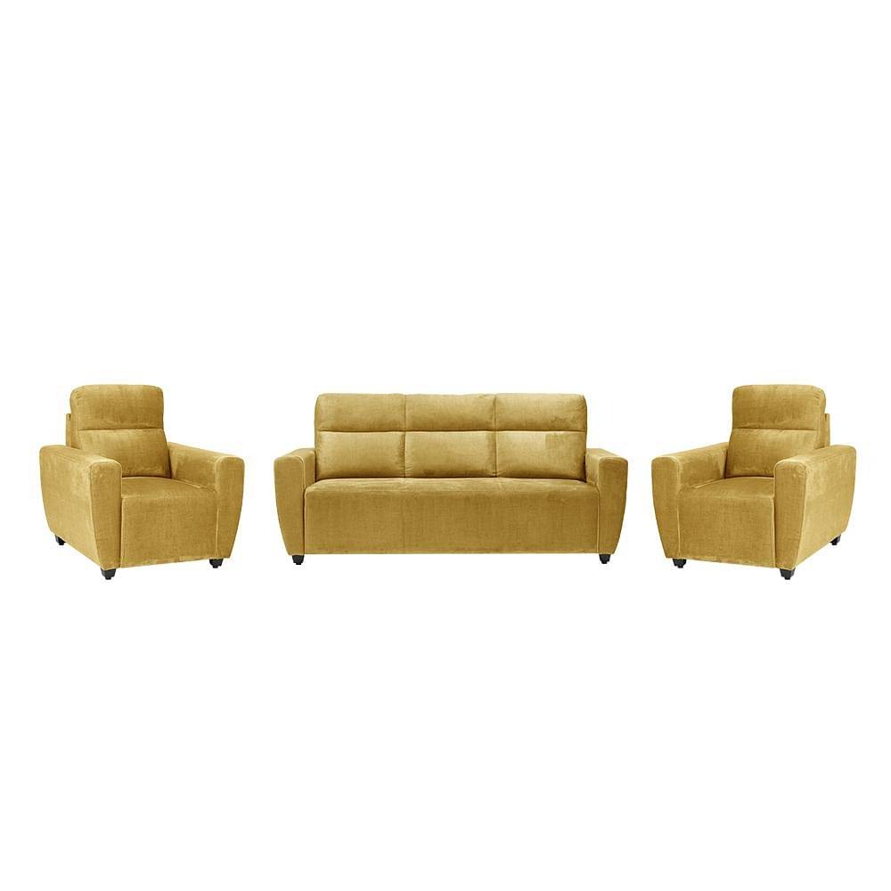 Werfo Milo Sofa Set - (3+1+1)  Yellow mosi 