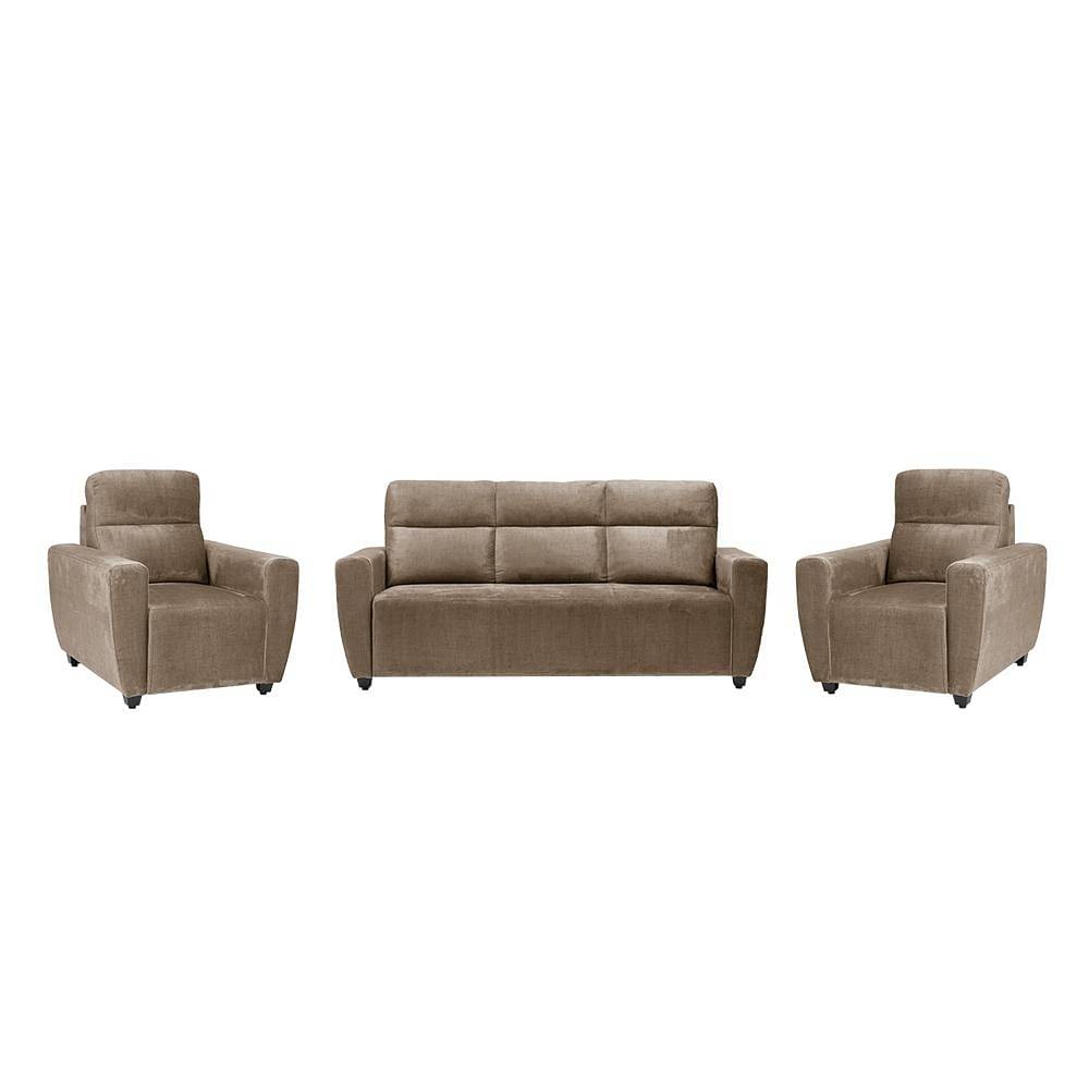 Belize  Sofa Set - (3+2) Regular, Set (3+2), Mocha Brown