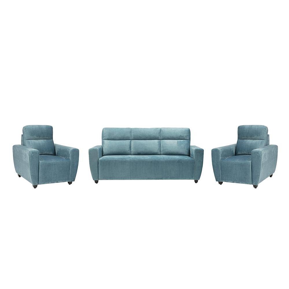 Werfo  Milo Sofa Set - (3+1+1) Skybluww Mosic