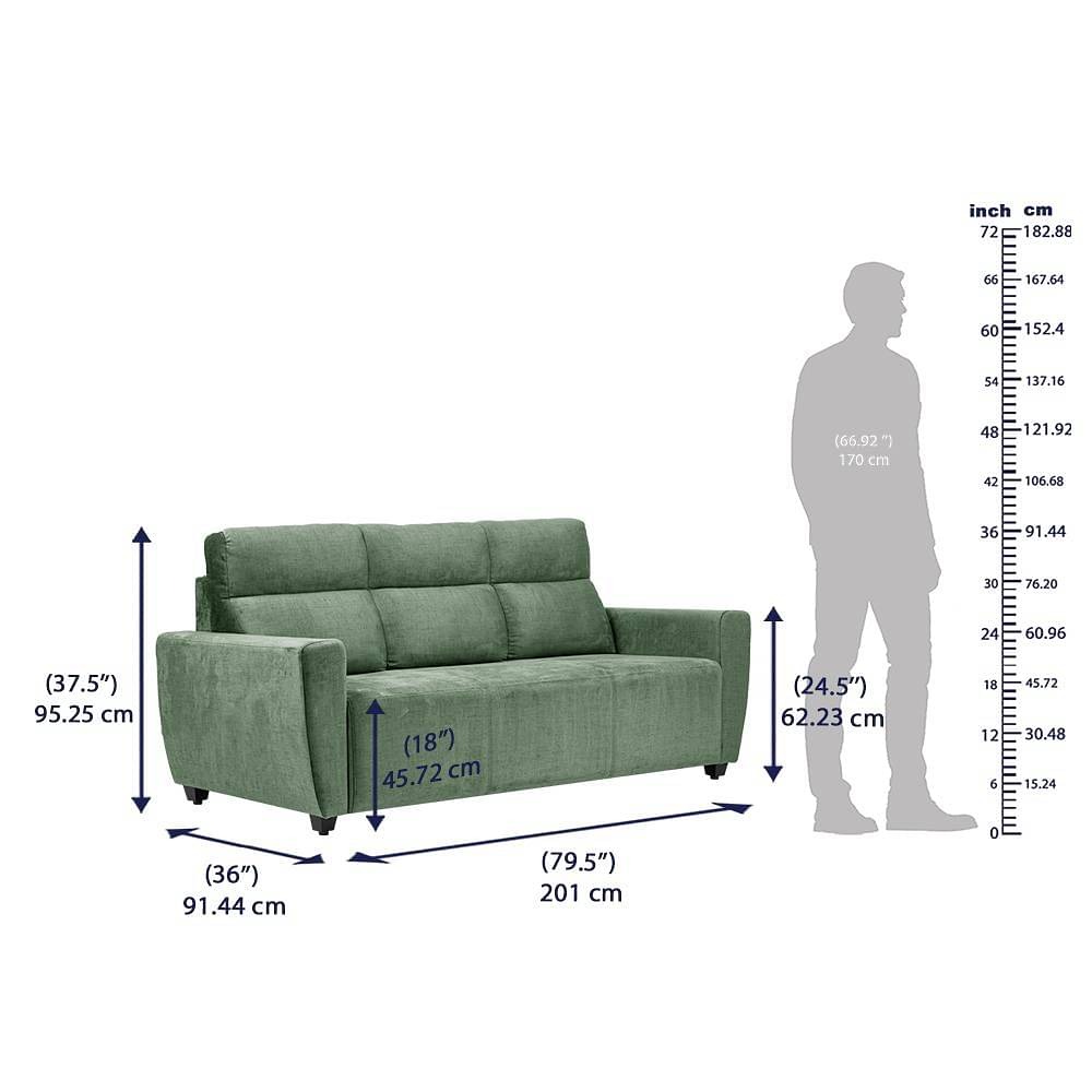 Werfo Milo Sofa Set - (3+2) Go green  Mosic