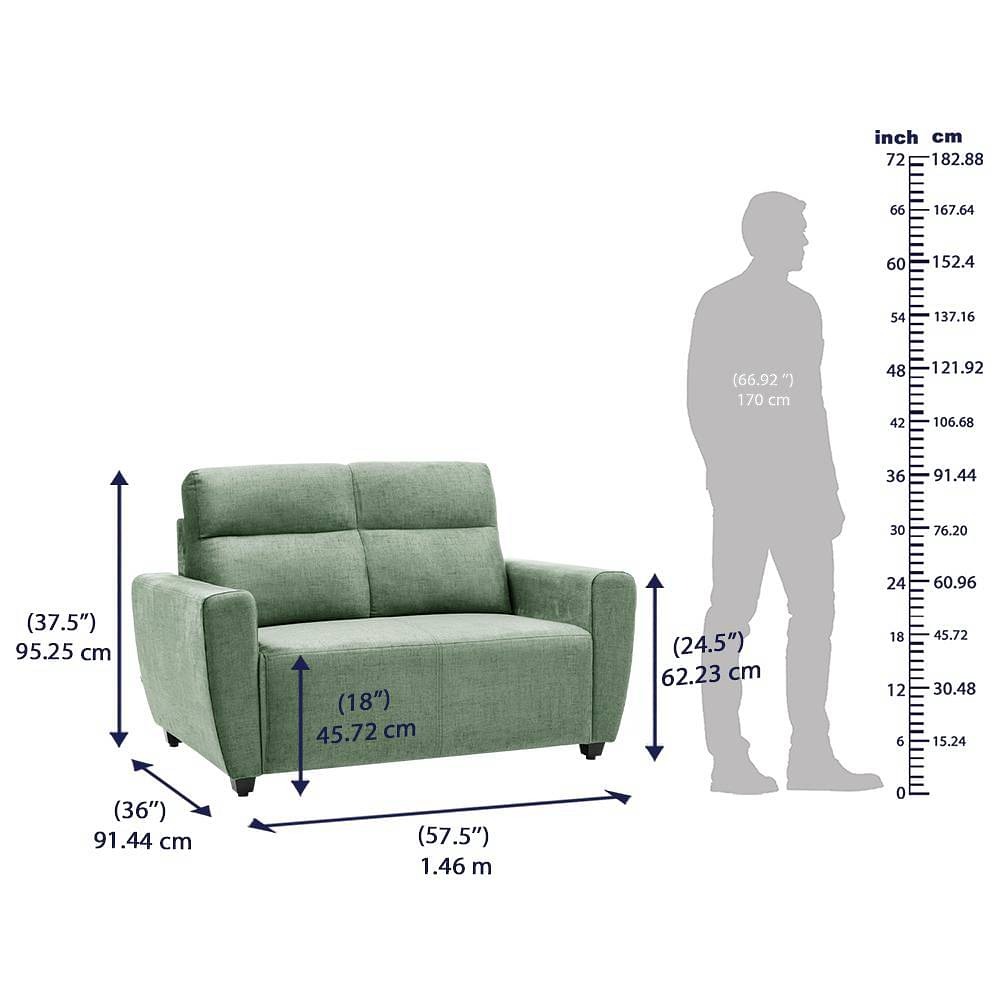 Werfo Milo Sofa Set - (3+2) Go green  Mosic