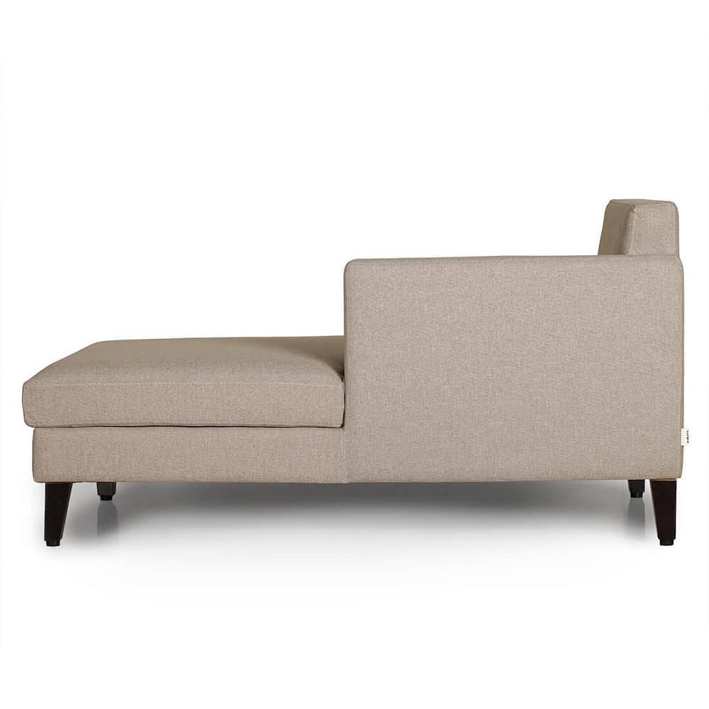 werfo Lewis L Shape Sofa Set (3 Seater + Left Aligned Chaise) Sectional, Set (3 Seater + Left Aligned Chaise), Omega Pearl