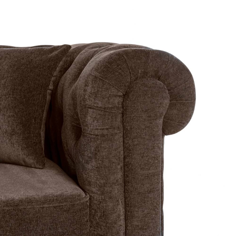 Werfo Chester Sofa - Three Seater Dark Earth