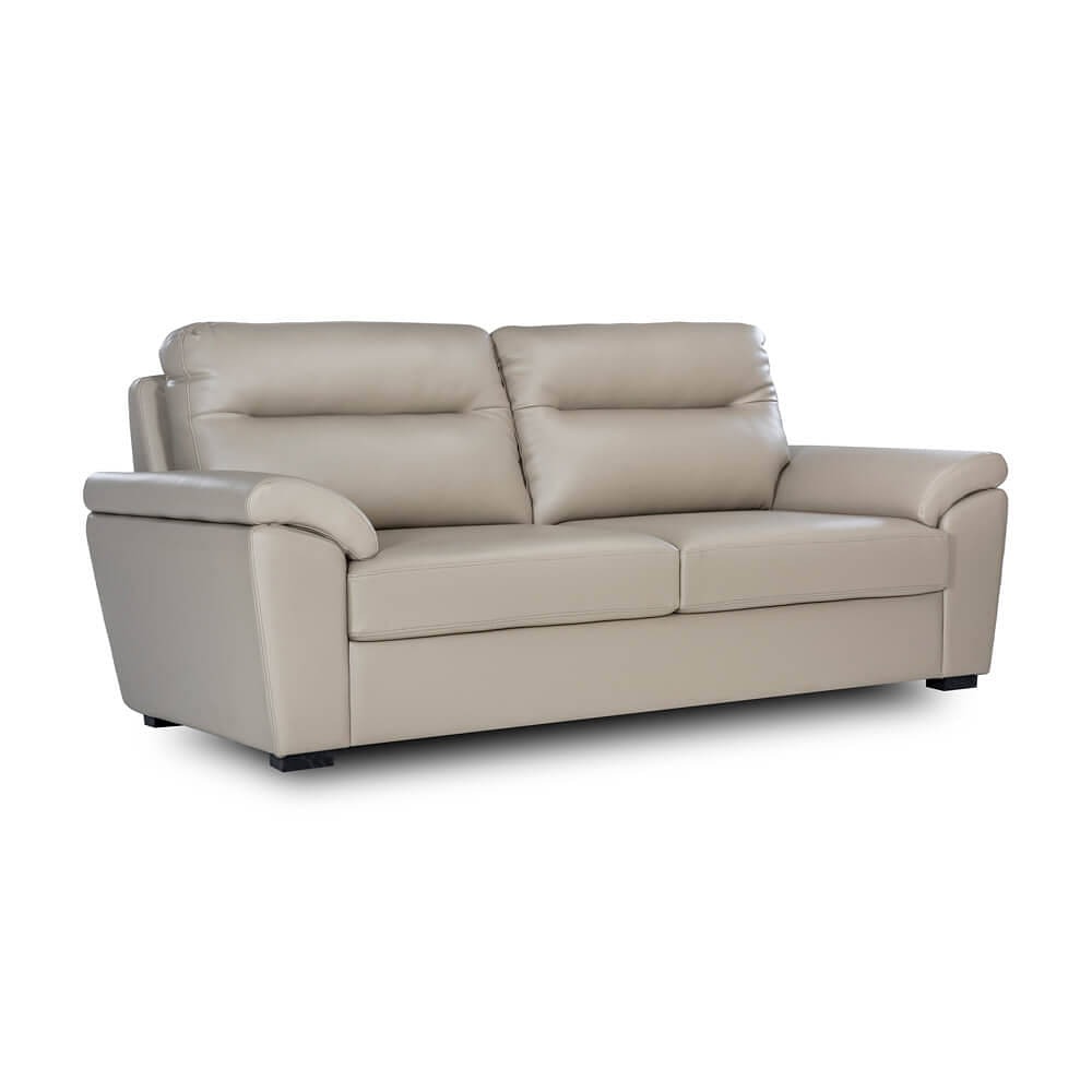 Werfo Ul Model   Three Seater Regular, Three Seater, Leatherette Cappuccino