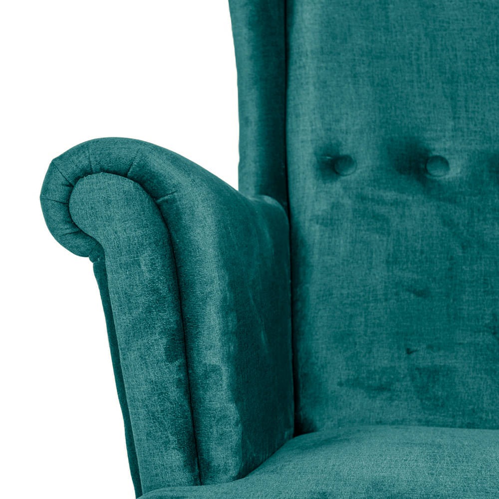 Werfo Sam Wing Chair - Reflection Aqua Blue - 