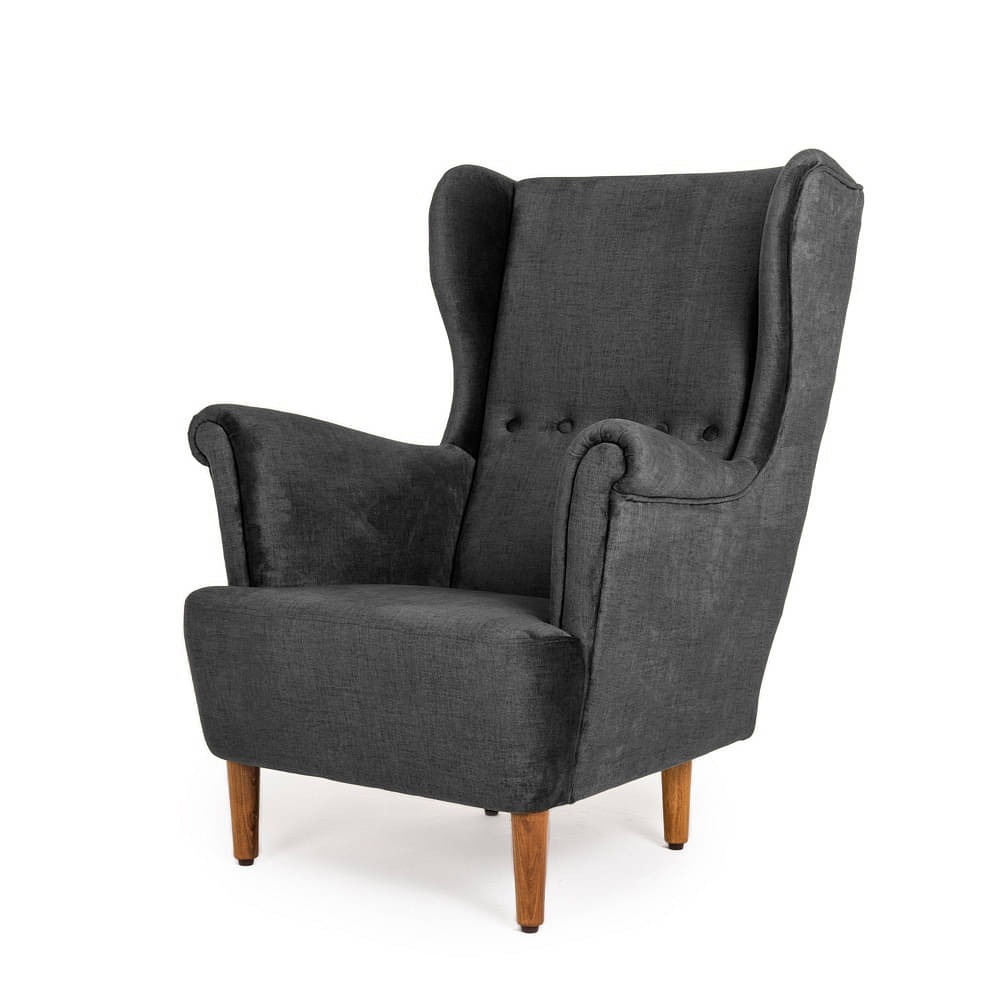 werfo Sam Wing Chair - Reflection Charcoal Grey