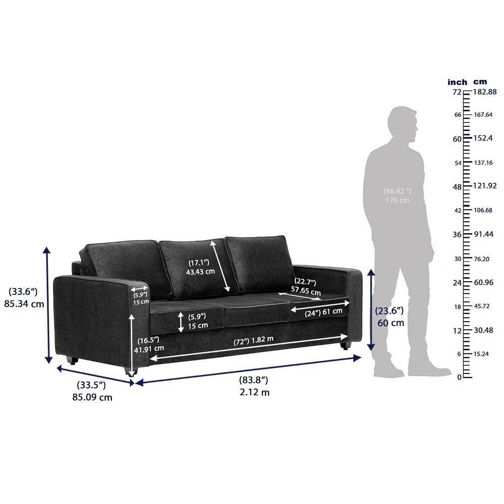 werfo Apollo Sofa Set - (3+2) Vogue Graphite