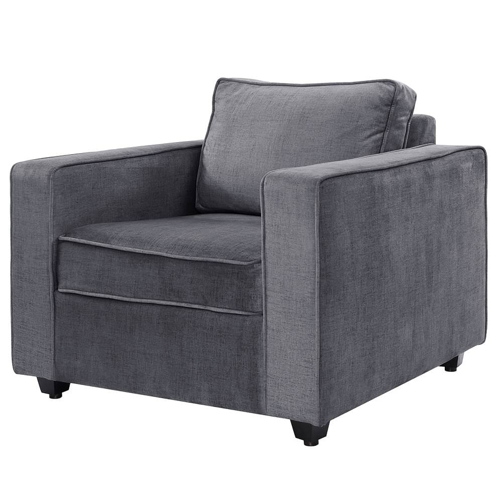 werfo Apollo Sofa Set - (3+1+1) Reflection Charcoal Grey