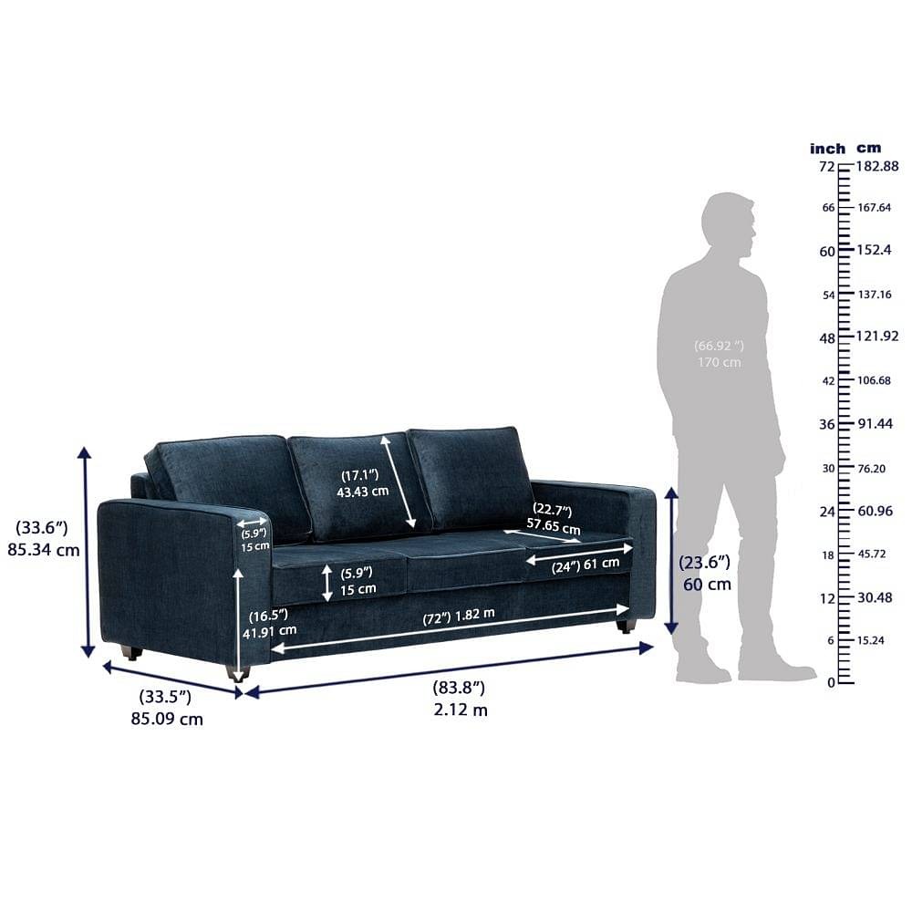 Werfo Apollo  Sofa Set - (3+2+1) Vogue Deep Ocean