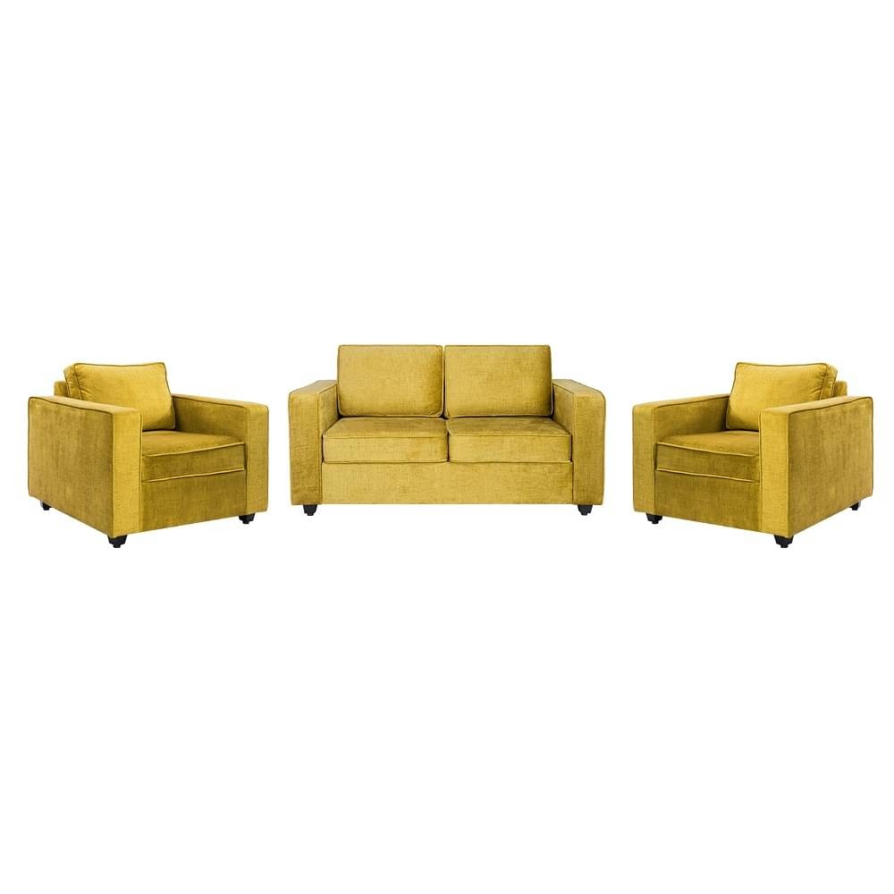 werfo Apollo Sofa Set - (2+1+1) Reflection Yellow