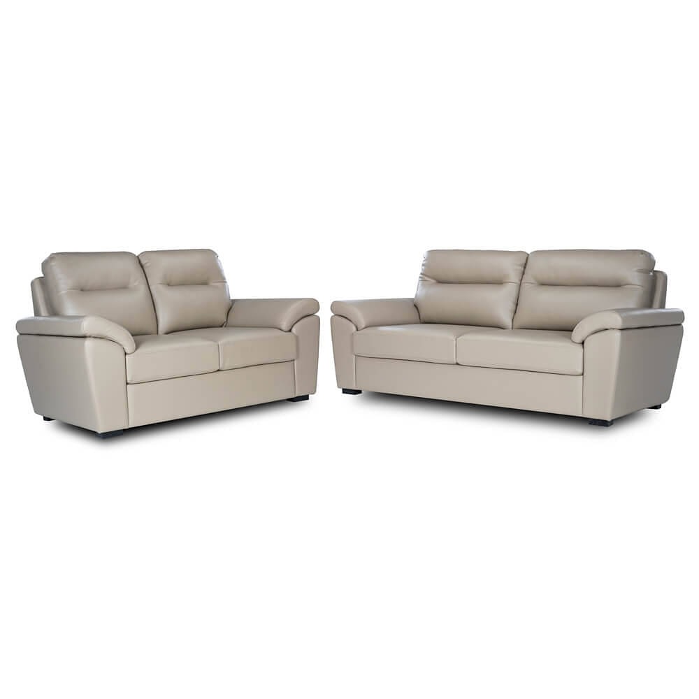 Werfo Ul Model Sofa Set (3+2) Leatherette Cappuccino - 