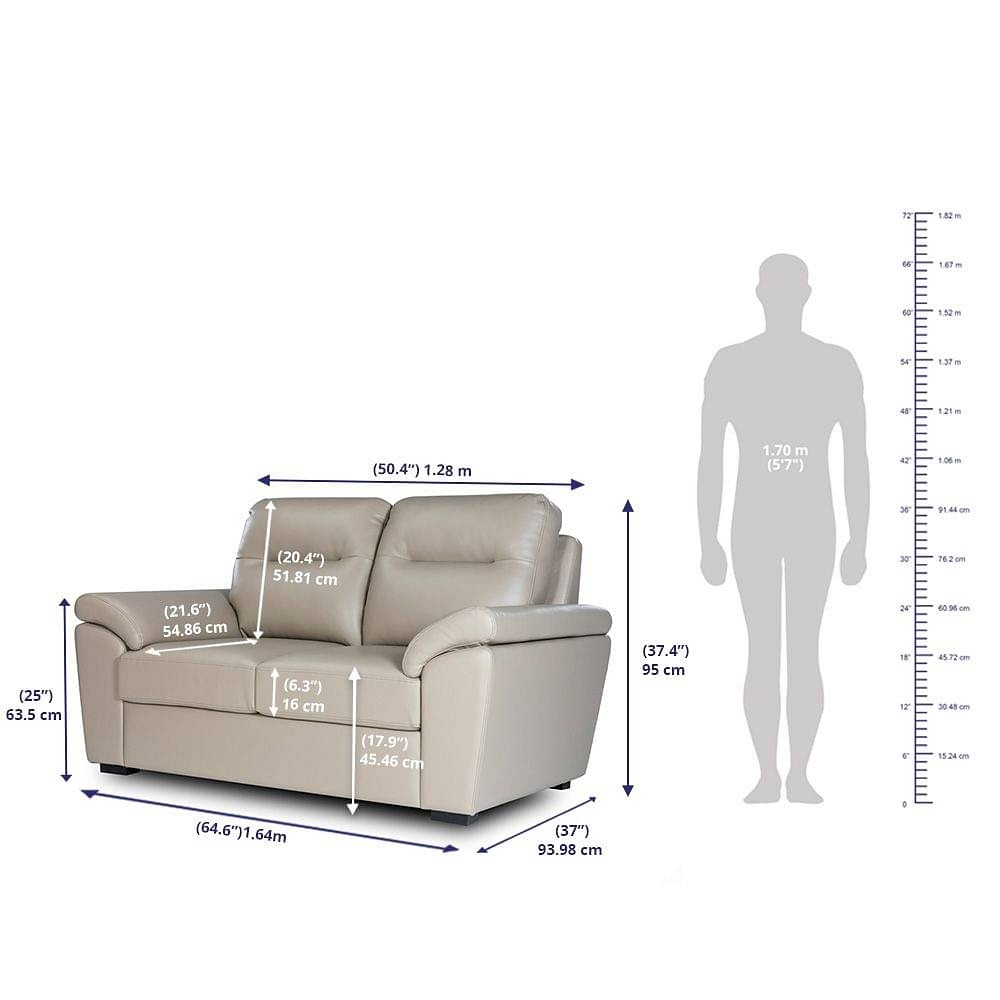 Werfo Ul Model Sofa Set (3+2) Leatherette Cappuccino - 