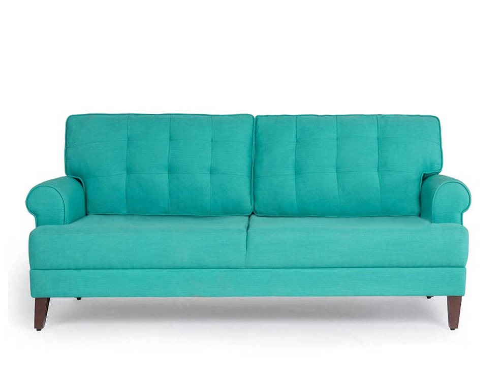 Werfo Daraz Sofa Set - (3+1+1)  Aqua Blue