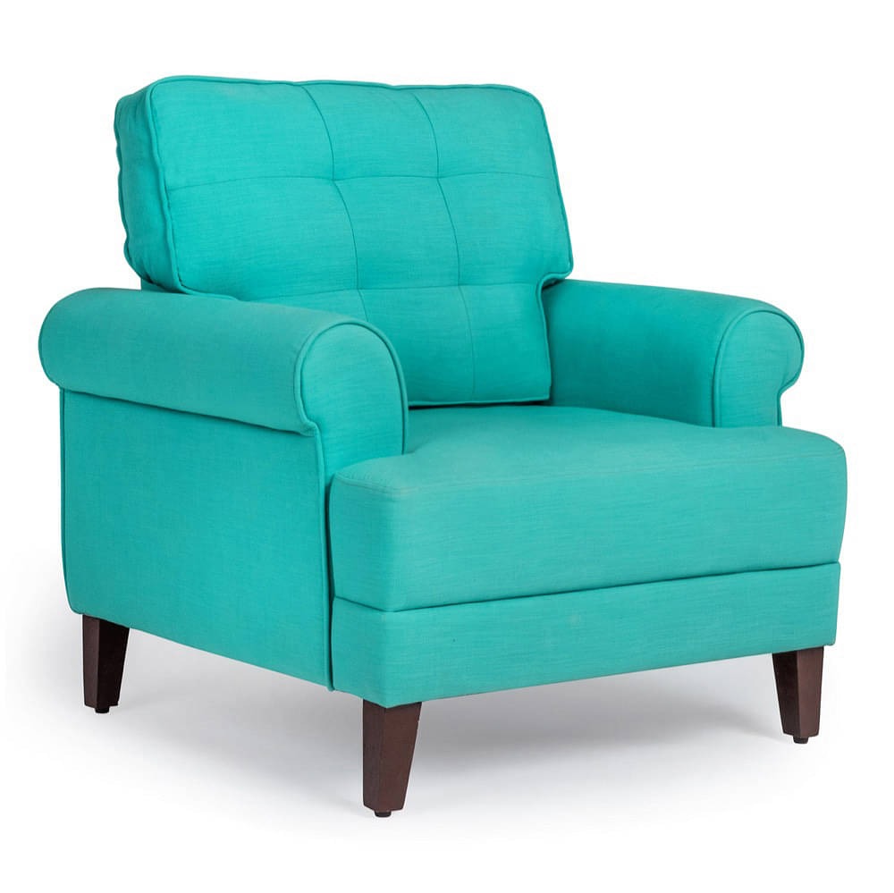 Werfo Daraz Sofa Set - (3+1+1)  Aqua Blue