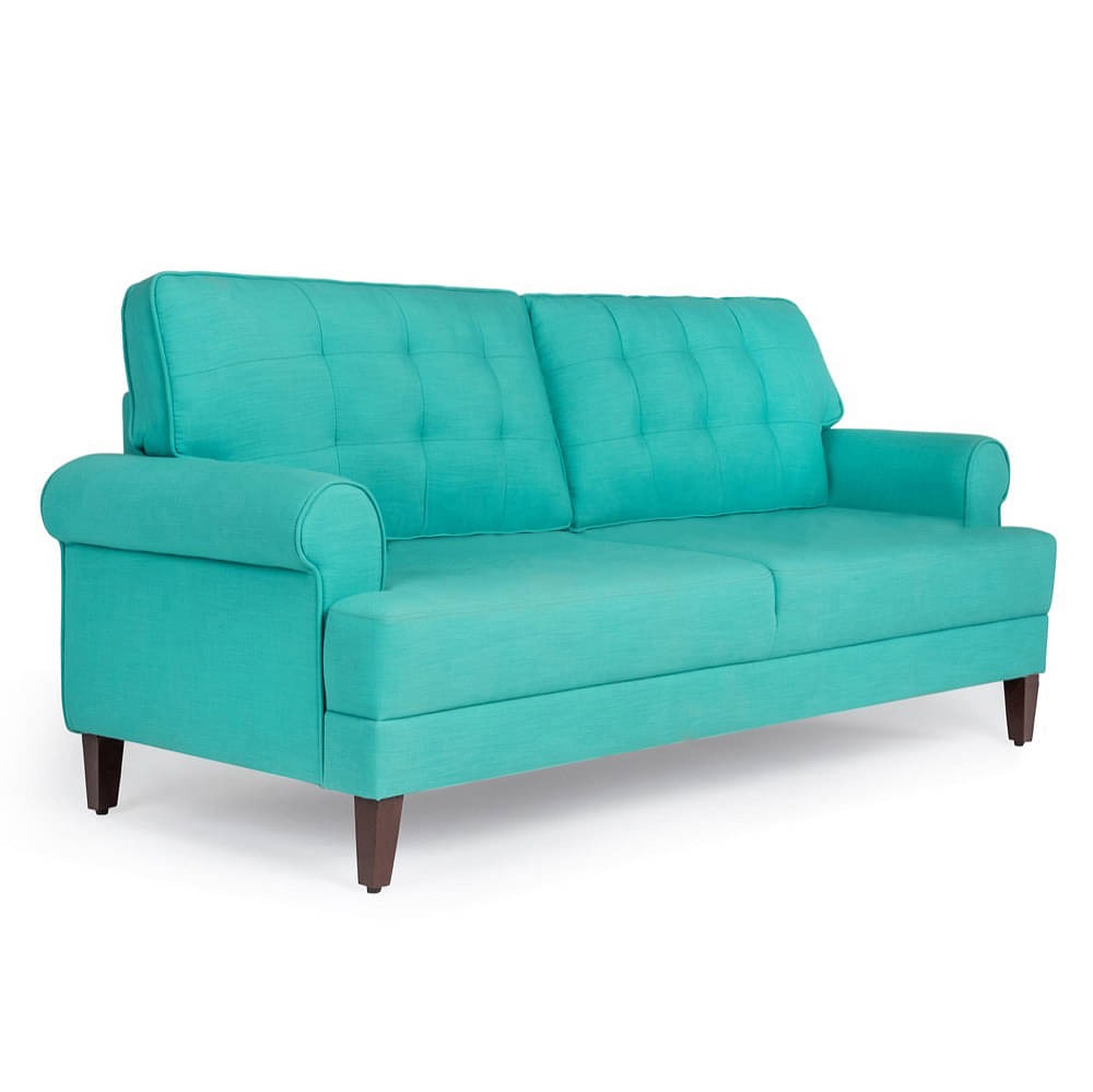 Werfo Daraz Sofa Set - (3+1+1)  Aqua Blue