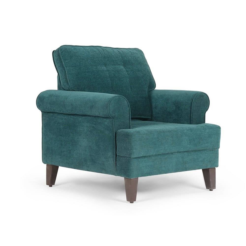 Werfo Daraz Sofa Set (3+1+1)  Malphino Malibu Green