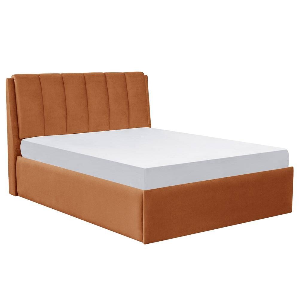 Werfo Elegant Queen Size Solid Wood Upholstered Bed - 78x60 inch