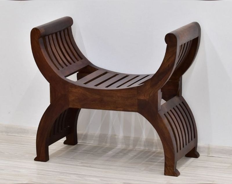 Werfo Solid Rosewood Bench Dark Brown