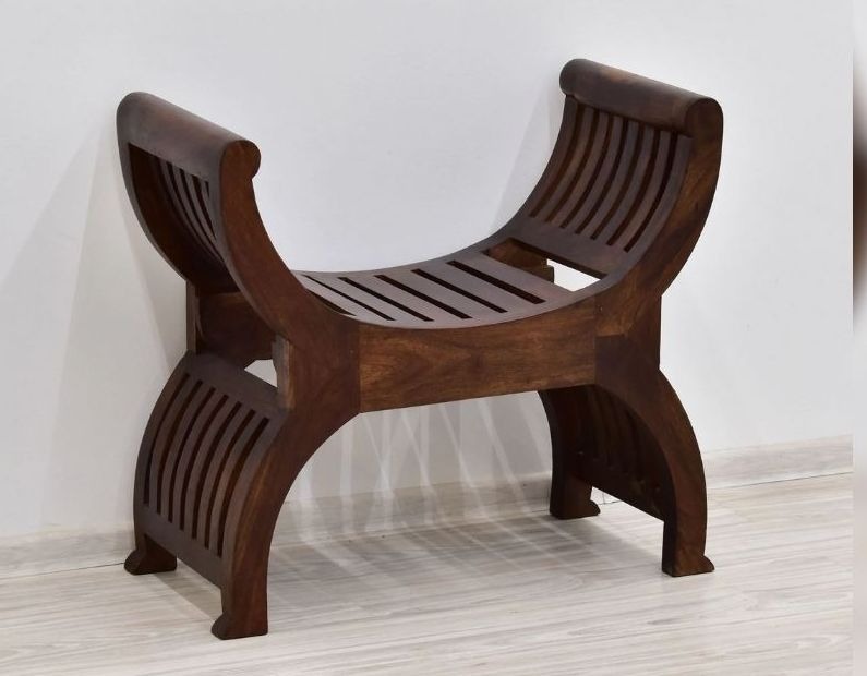 Werfo Solid Rosewood Bench Dark Brown