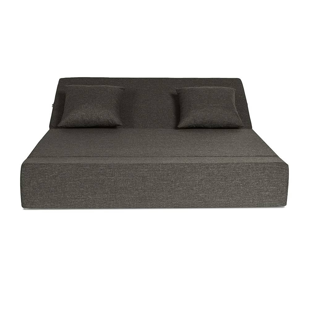 Werfo Zack Sofa cum Bed - Two Seater, Omega Grey