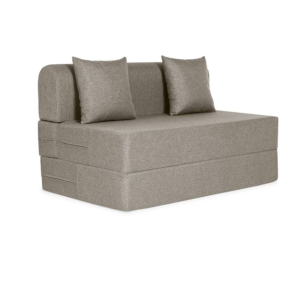 Werfo Zack Sofa cum Bed - Two Seater, Omega Pearl