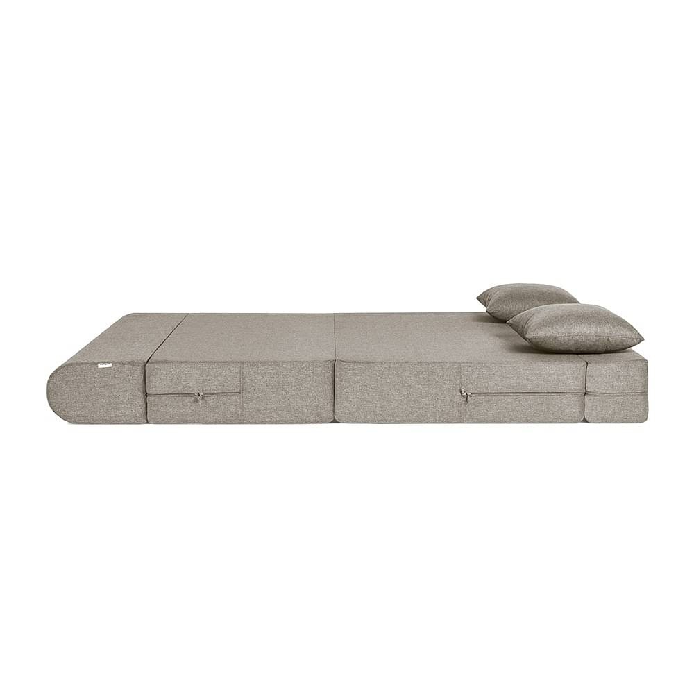 Werfo Zack Sofa cum Bed - Two Seater, Omega Pearl