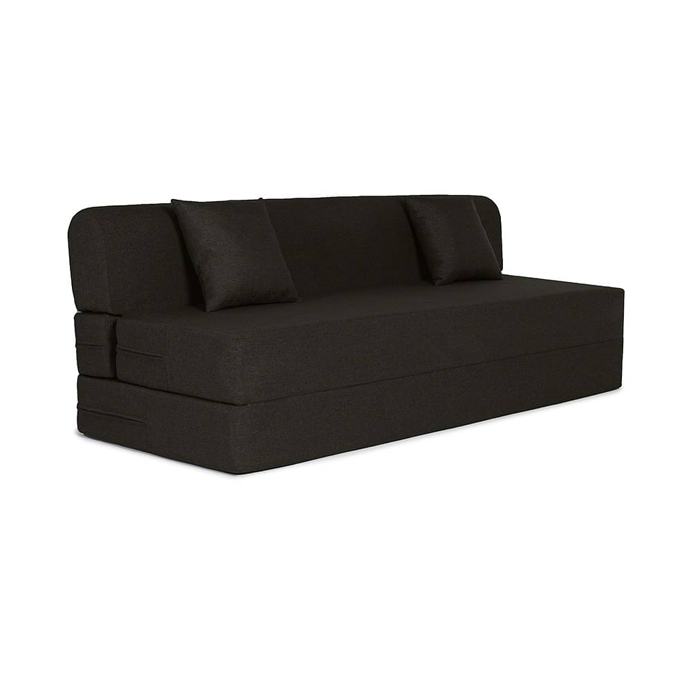 Werfo Zack Sofa cum Bed - Three Seater, Omega Choco Brown