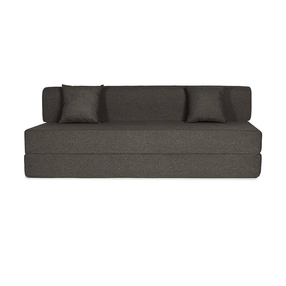 Werfo Zack Sofa cum Bed - Three Seater, Omega Grey