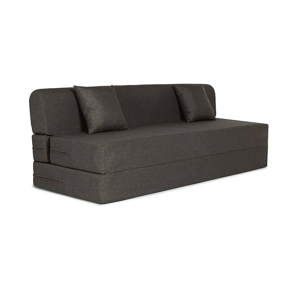 Werfo Zack Sofa cum Bed - Three Seater, Omega Grey