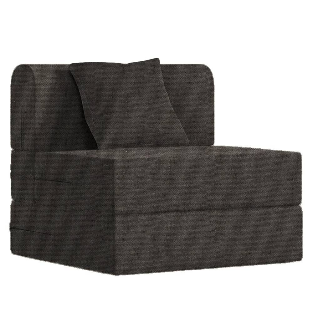 Werfo Zack Sofa cum Bed - One Seater, Omega Ash Grey