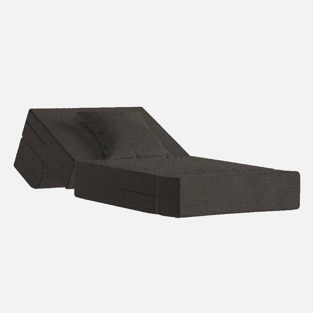 Werfo Zack Sofa cum Bed - One Seater, Omega Ash Grey