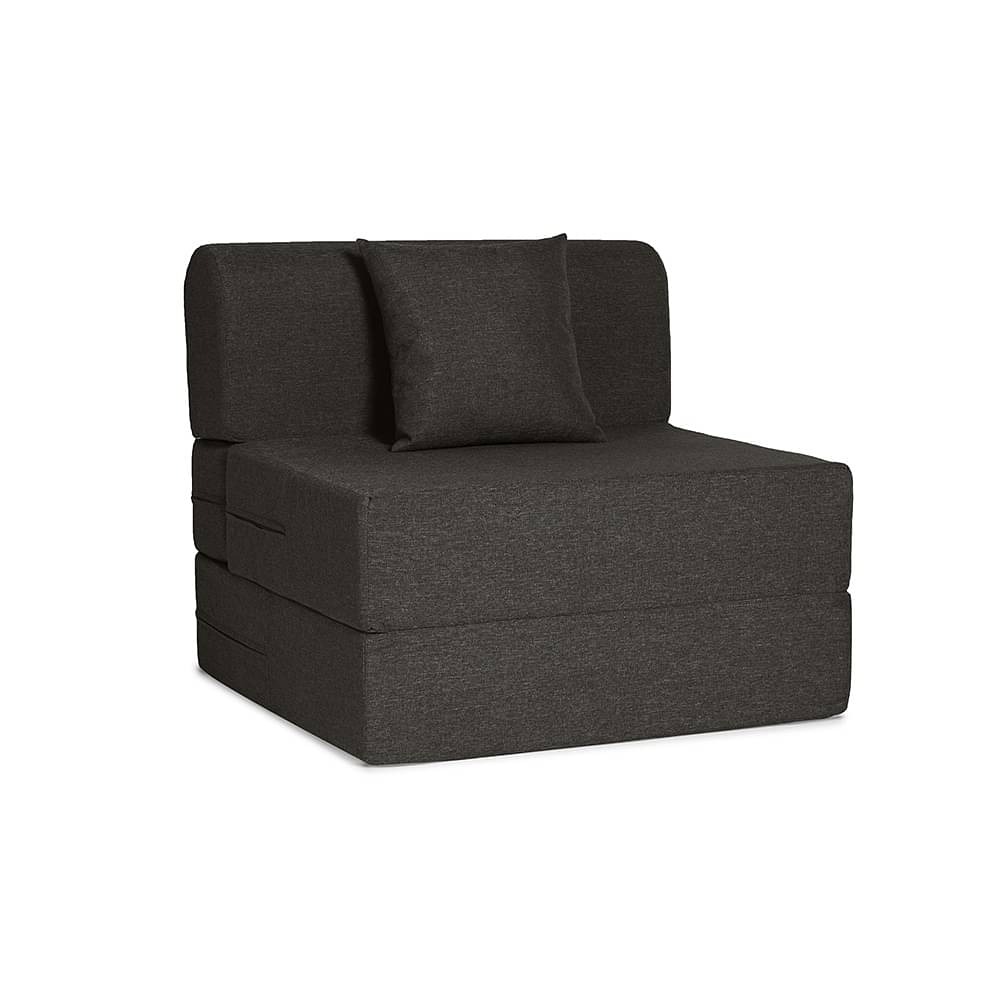 Werfo Zack Sofa cum Bed - One Seater, Omega Grey