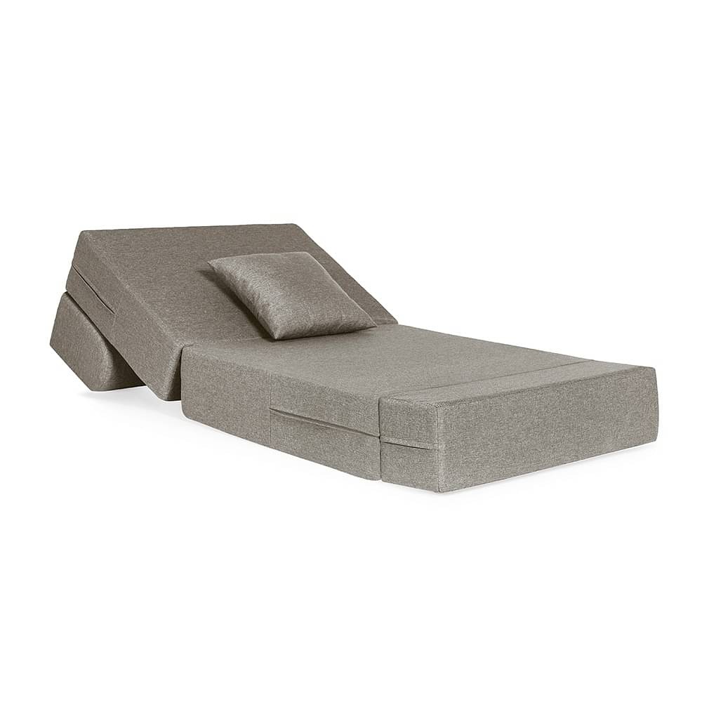 Werfo Zack Sofa cum Bed - One Seater, Omega Pearl