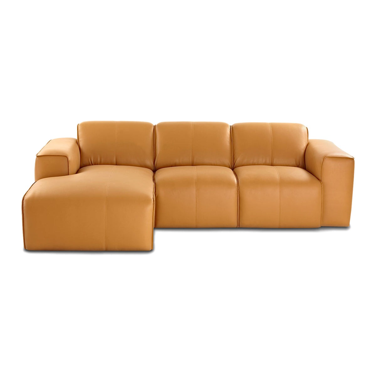 Werfo August 3-Seater Sofa Tan LHS (Left Hand Side)