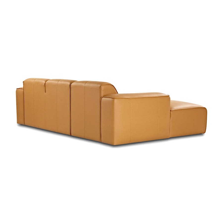 Werfo August 3-Seater Sofa Tan LHS (Left Hand Side)