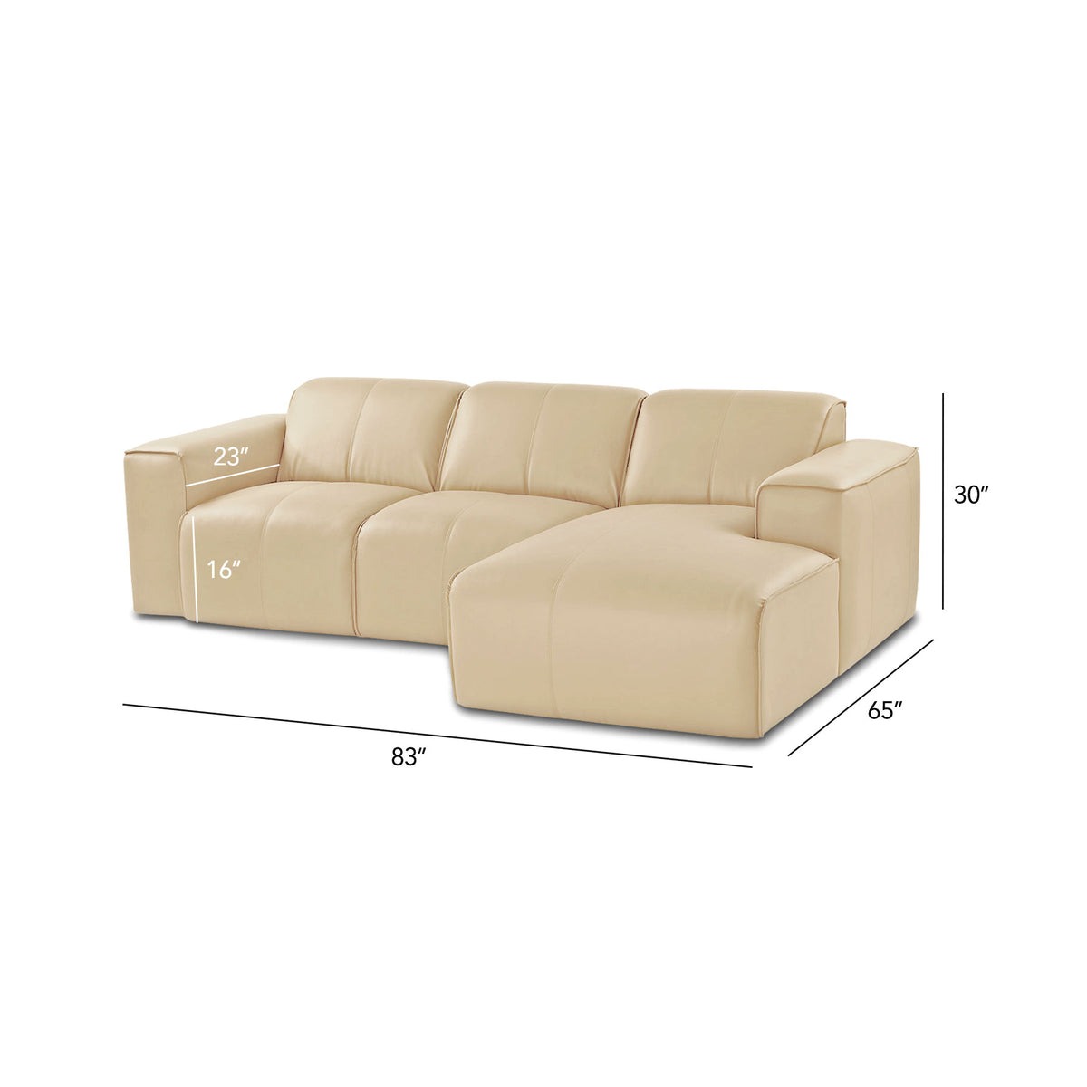 Werfo August 3-Seater Sofa Begi RHS (Right Hand Side)